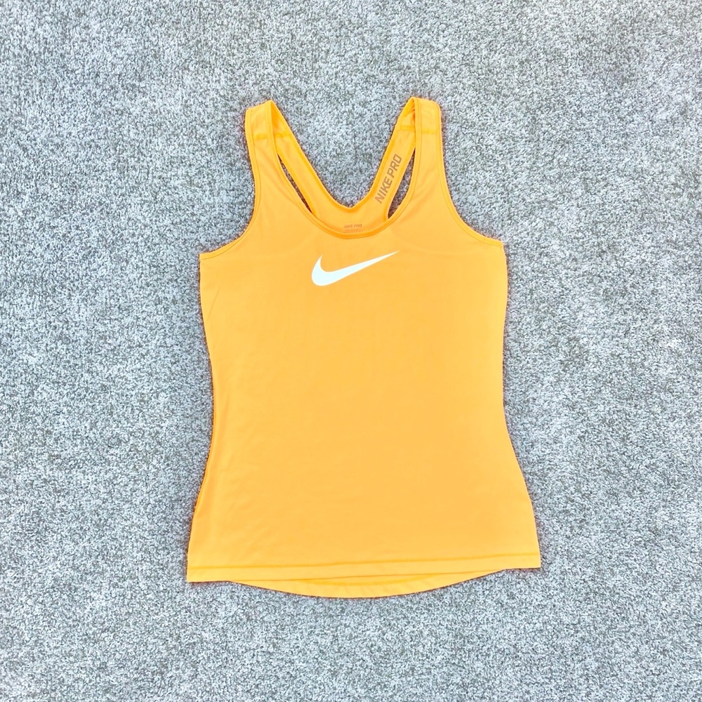 🔳 Nike PRO Dri-Fit Training Tank Top in Light Orange